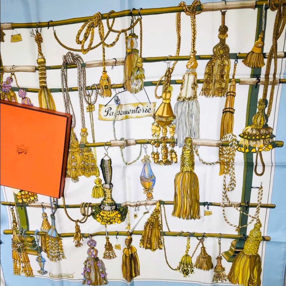Authentic Hermes Silk Scarf